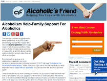 Tablet Screenshot of alcoholicsfriend.com